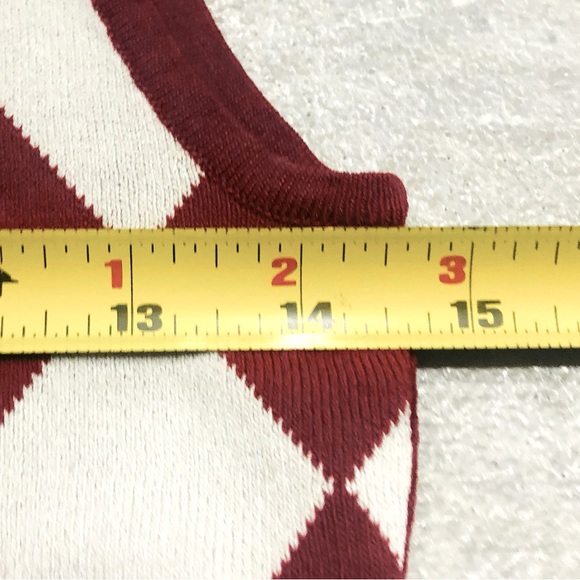 🔥VU🔥Gorgeous Argyle Sweater🔥Measurements in Photos🔥 - Picture 13 of 14
